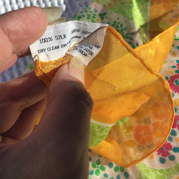 Vintage Yves Saint Laurent Silk Scarf - Picture 4 of 7